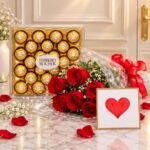 24 Pcs Ferrero Rocher and Roses gift for Valentines Day | Smilee