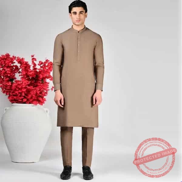 Khaki Cotton Unstitched Kameez Shalwar Fabric fashion gift by Men’s Unstitched Suits Khaki Cotton Unstitched Kameez Shalwar Fabric fashion gift by Men’s Unstitched Suits | Smilee