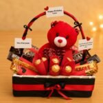 Red Dark Love chocolate gift for Valentines Day | Smilee