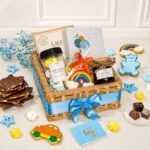 Welcome, Baby Boy Hamper chocolate gift by Lals | Smilee