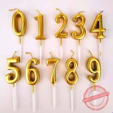 Digit Candle balloon gift by Balloons & Candles | Smilee