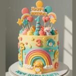 Beautiful Multi Color Cake by O’Clock in Lahore | Smilee