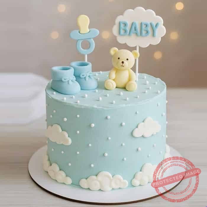 Baby Theme Cake for Valentines Day Baby Theme Cake for Valentines Day | Smilee