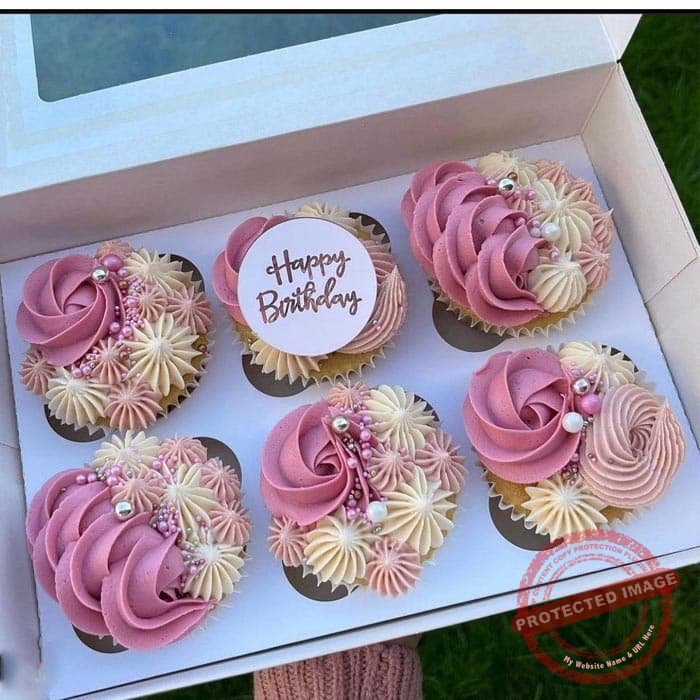 Designer Cupcakes 6 Pcs by O’Clock for Mothers Day Designer Cupcakes 6 Pcs by O’Clock for Mothers Day | Smilee