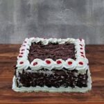 4 Pounds Black Forest Square Cake by O’Clock in Lahore | Smilee