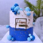 Navy Blue Theme Cake by O’Clock in Lahore | Smilee
