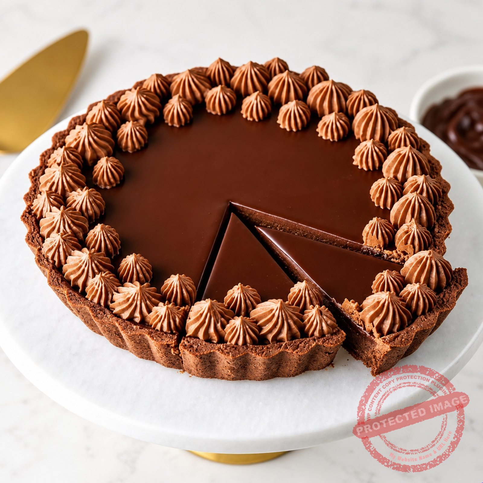 Callebaut Chocolate Tart cake by Lals in Karachi Callebaut Chocolate Tart cake by Lals in Karachi | Smilee