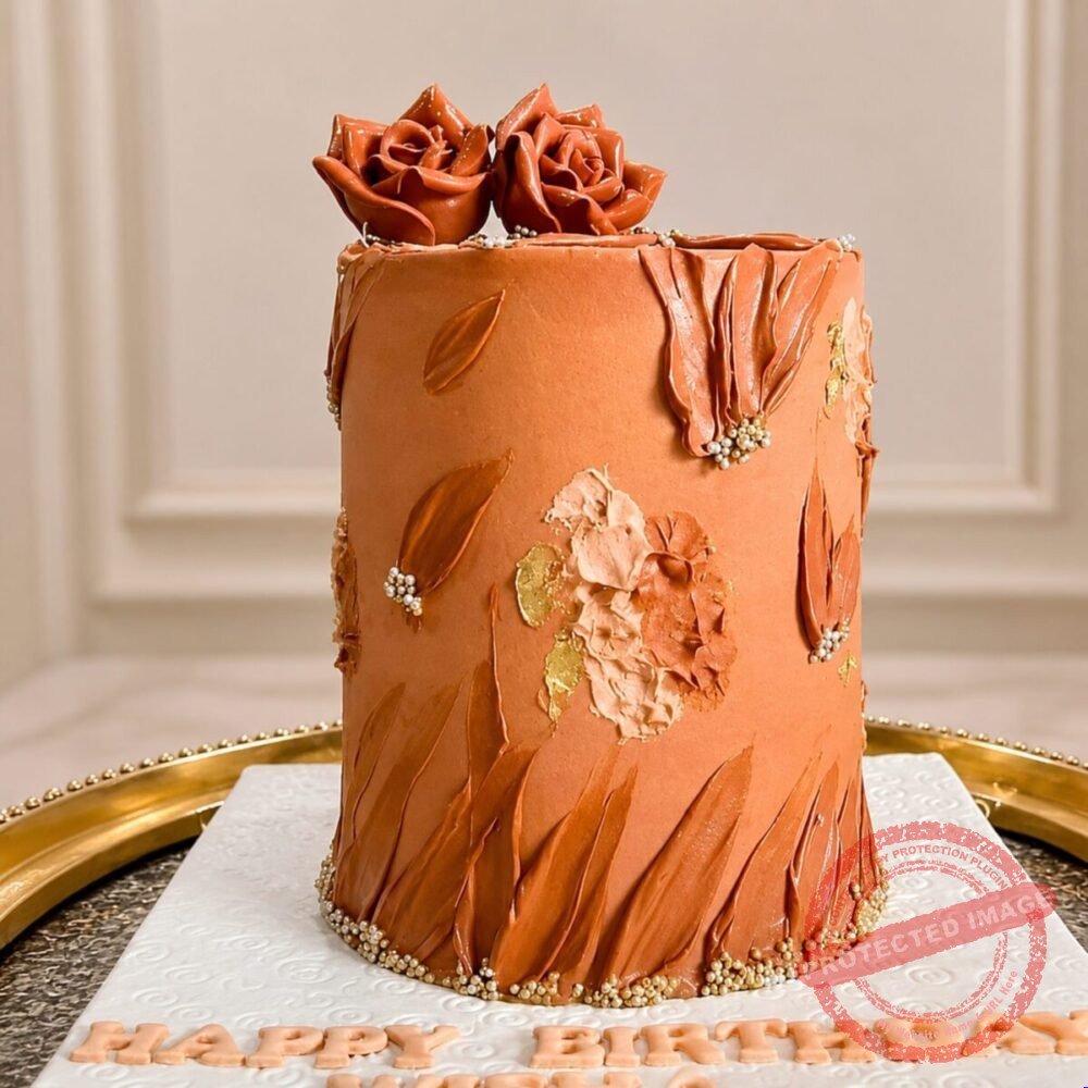 Brown Theme Designer Cake by O’Clock in Lahore Brown Theme Designer Cake by O’Clock in Lahore | Smilee