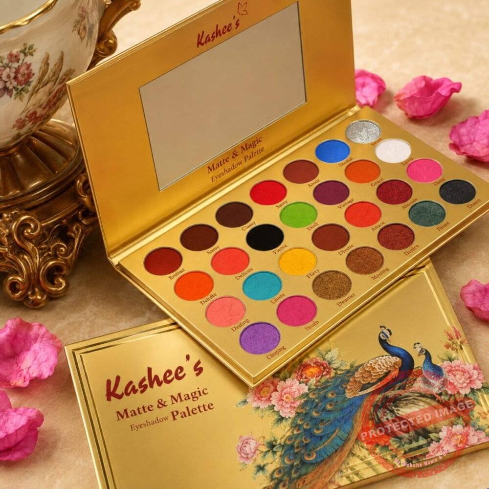 Matte & Magic Eyeshadow Palette gift by Ladies Beauty Cosmetics Matte & Magic Eyeshadow Palette gift by Ladies Beauty Cosmetics | Smilee