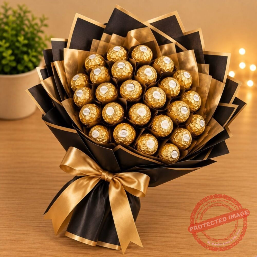 Medium Ferrero Rocher Bouquet for Wedding Medium Ferrero Rocher Bouquet for Wedding | Smilee