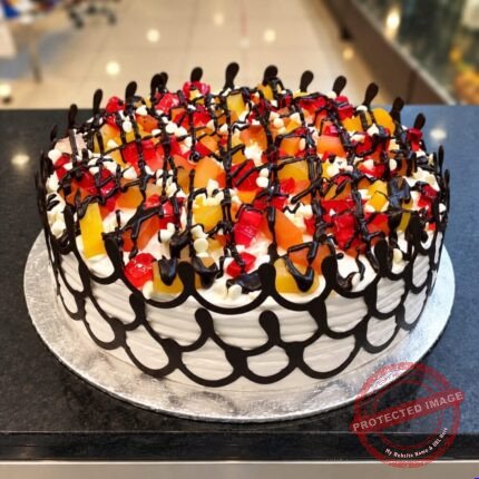 Mix Fruit Special Cake gift by The Inn in Faisalabad | Smilee
