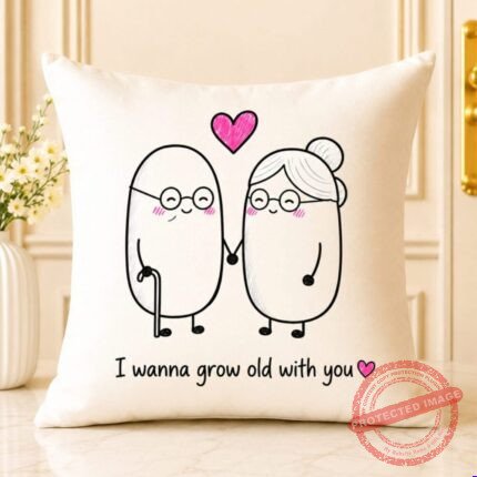 Grow Old with You Cushion by Cushions | Smilee