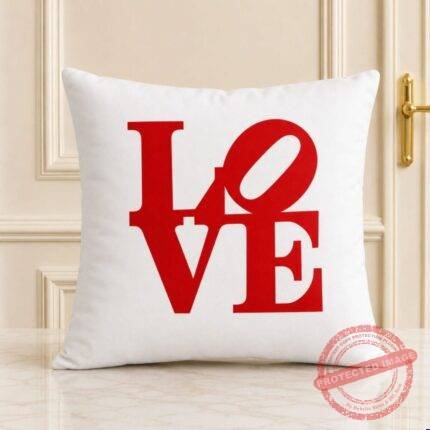 Red Love Cushion for Valentines Day | Smilee