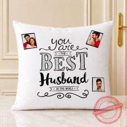 You Are Best Husband Mini Pic Cushion for Valentines Day | Smilee