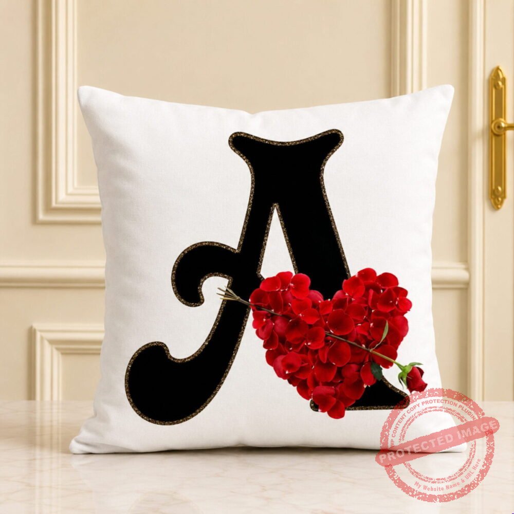 Alpha Cushion for Valentines Day Alpha Cushion for Valentines Day | Smilee