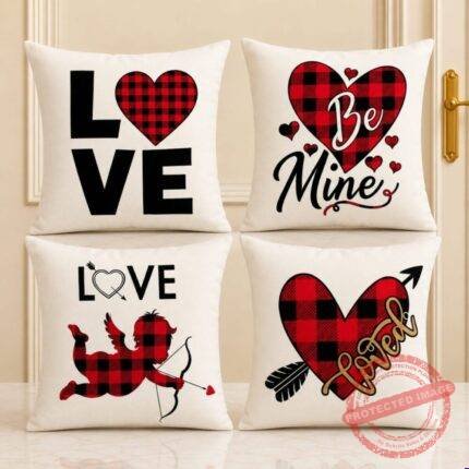 4 Cushions Deal for Valentines Day | Smilee