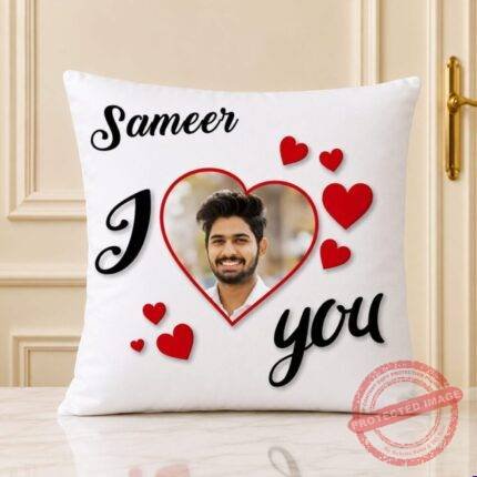 Love Cushion with Name for Valentines Day | Smilee