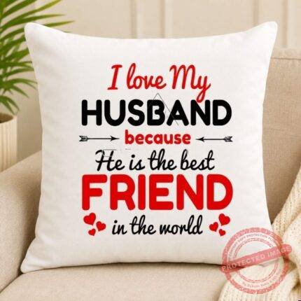 I Love My Husband Cushion by Cushions | Smilee