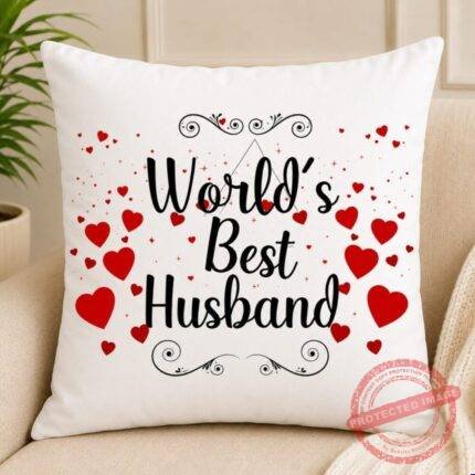 World’S Best Husband Cushion by Cushions | Smilee