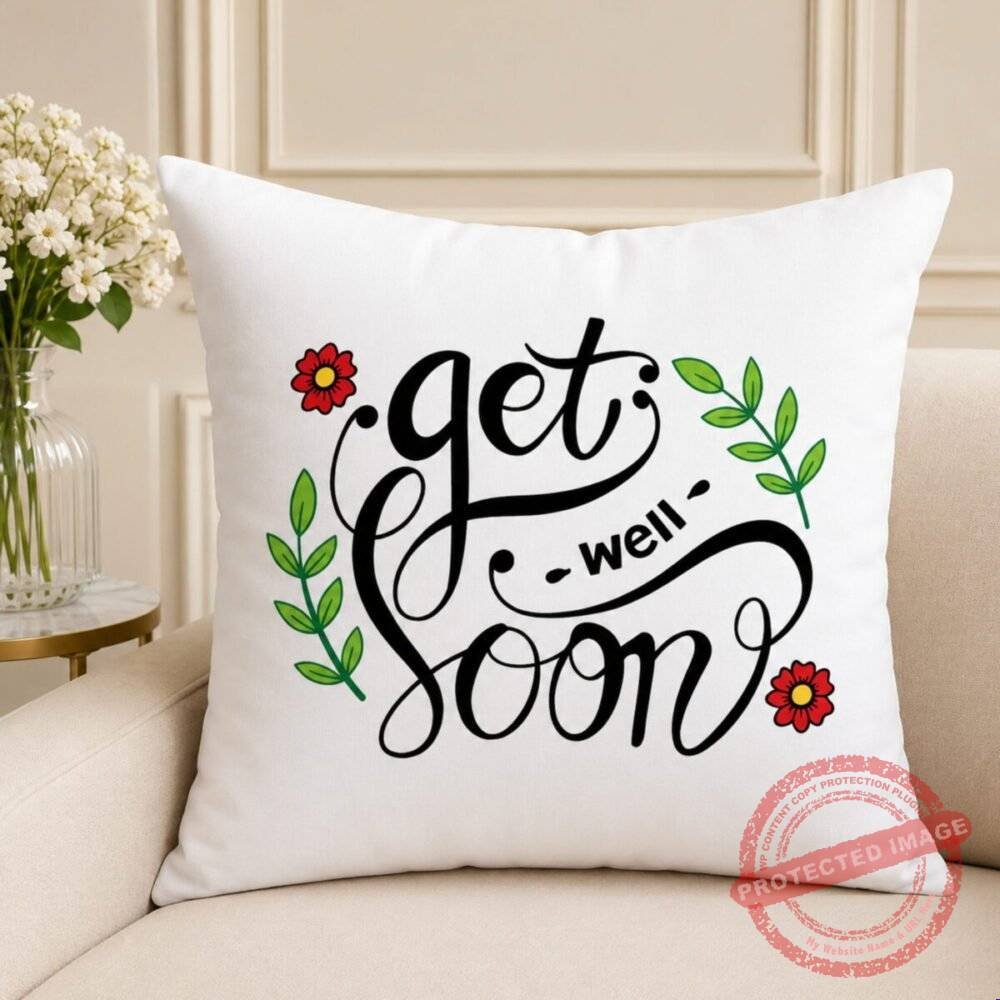 Get Well Soon Cushion Get Well Soon Cushion | Smilee