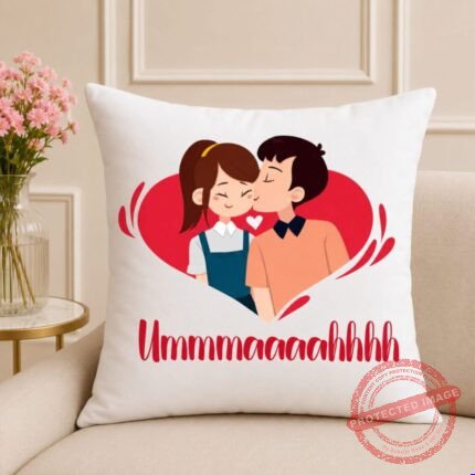 Uuummaah Cushion for Valentines Day | Smilee