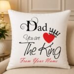King Dad Cushion by Father’s Day for Fathers Day | Smilee