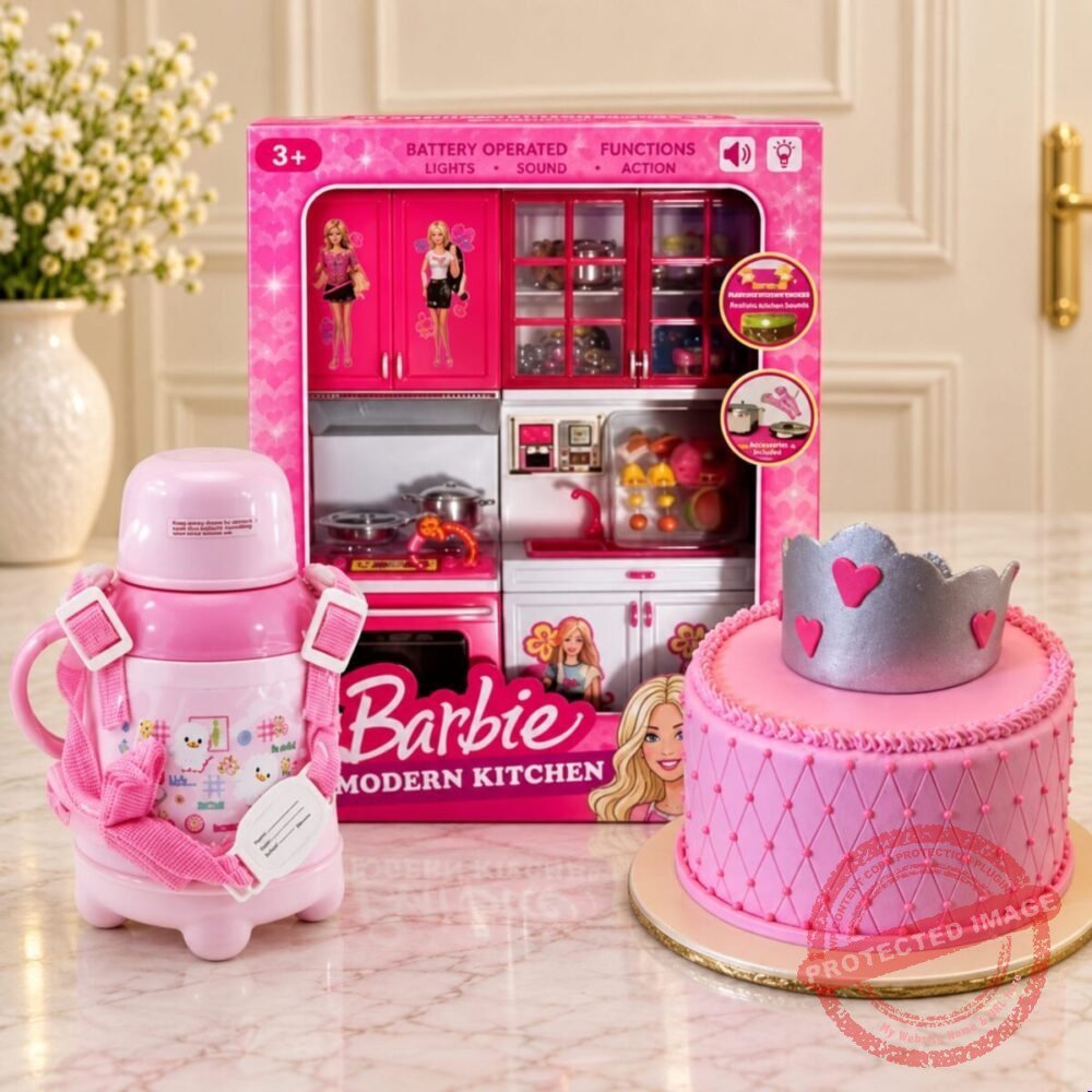 Barbie Kitchen Set with Princess Cake & Water - COMBO DEALS Barbie Kitchen Set with Princess Cake & Water - COMBO DEALS | Smilee