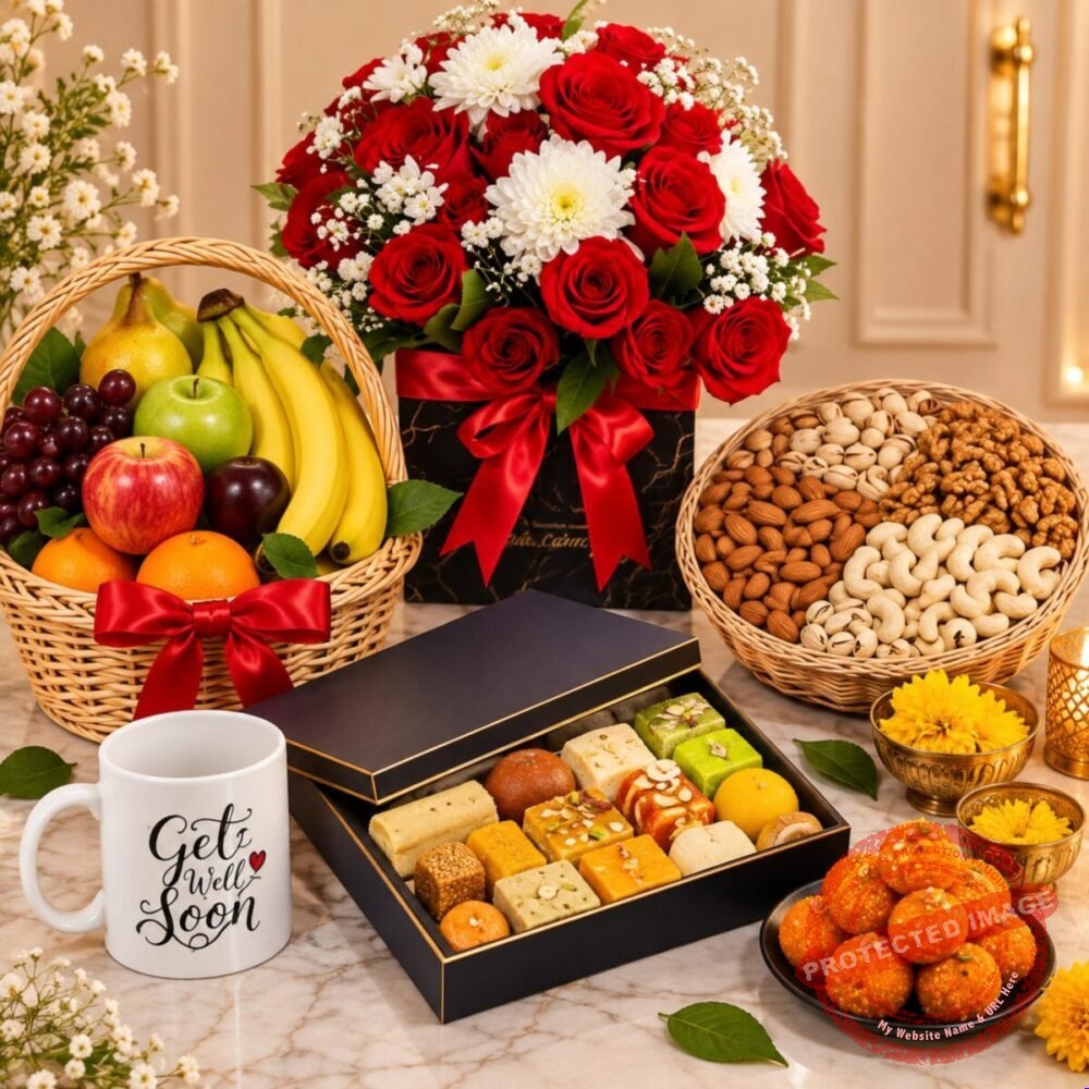Good Bliss fruit basket by Dry Fruits for Get Well Soon Good Bliss fruit basket by Dry Fruits for Get Well Soon | Smilee