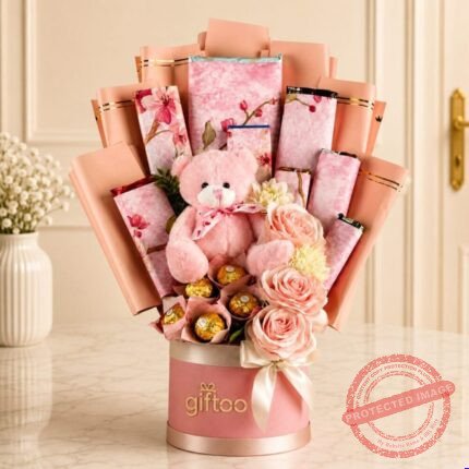 Rose Gold Hamper for Wedding | Smilee
