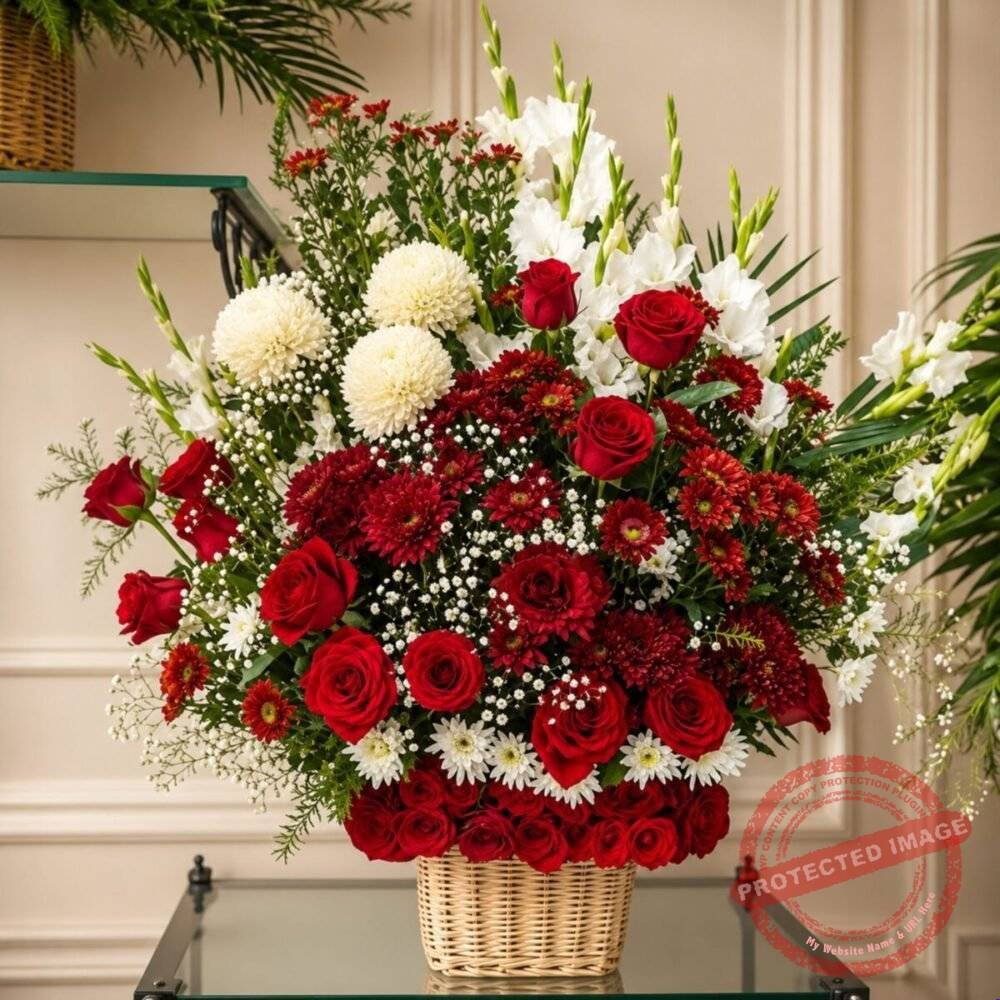 Imported Flowers Basket in Lahore Imported Flowers Basket in Lahore | Smilee