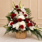 Mix Imported Flowers Basket in Lahore | Smilee