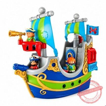 Happyland Fairy Tale Pirate Ship kids gift by Ride-On Toys & Kids Vehicles | Smilee
