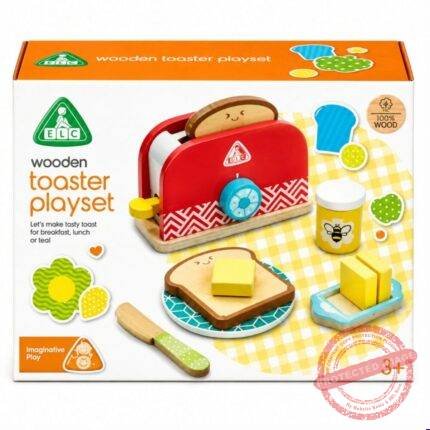 Wooden Toaster Set kids gift by Ride-On Toys & Kids Vehicles | Smilee