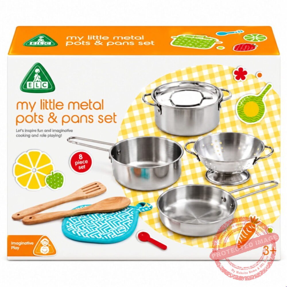 Early Learning Centre Metal Pots and Pans Set kids gift by Ride-On Toys & Kids Vehicles Early Learning Centre Metal Pots and Pans Set kids gift by Ride-On Toys & Kids Vehicles | Smilee