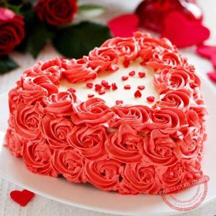 Heart Love Cake by O’Clock in Lahore | Smilee