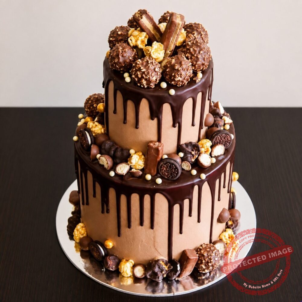 2 Tier Chocolate Bango Cake by O’Clock in Lahore 2 Tier Chocolate Bango Cake by O’Clock in Lahore | Smilee