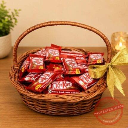 KitKat Chocolate Gift Basket for Valentines Day