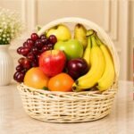 Fruit in Imported Cane Basket by Fresh Fruits for Ramadan | Smilee