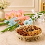 Dry Fruit Basket with Glads by Dry Fruits for Birthday | Smilee
