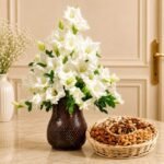 Glads with Dry Fruits Basket by Combo Deals for Him | Smilee