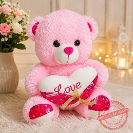 Love Cute Teddy Bear Size 12 Inch for Anniversary | Smilee