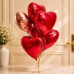 Heart Shape Foil Balloons 5 by Balloons & Candles | Smilee