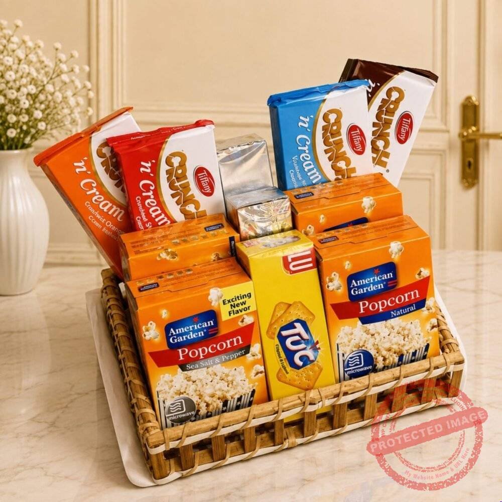 Basket of Munching Goodies by Baskets Basket of Munching Goodies by Baskets | Smilee