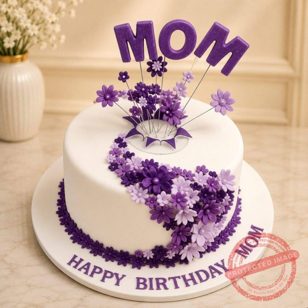 Designer Cake for 4 Pound by O’Clock in Lahore for Mothers Day Designer Cake for 4 Pound by O’Clock in Lahore for Mothers Day | Smilee