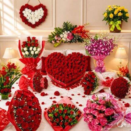 Room Full of Flowers in Lahore for Wedding | Smilee