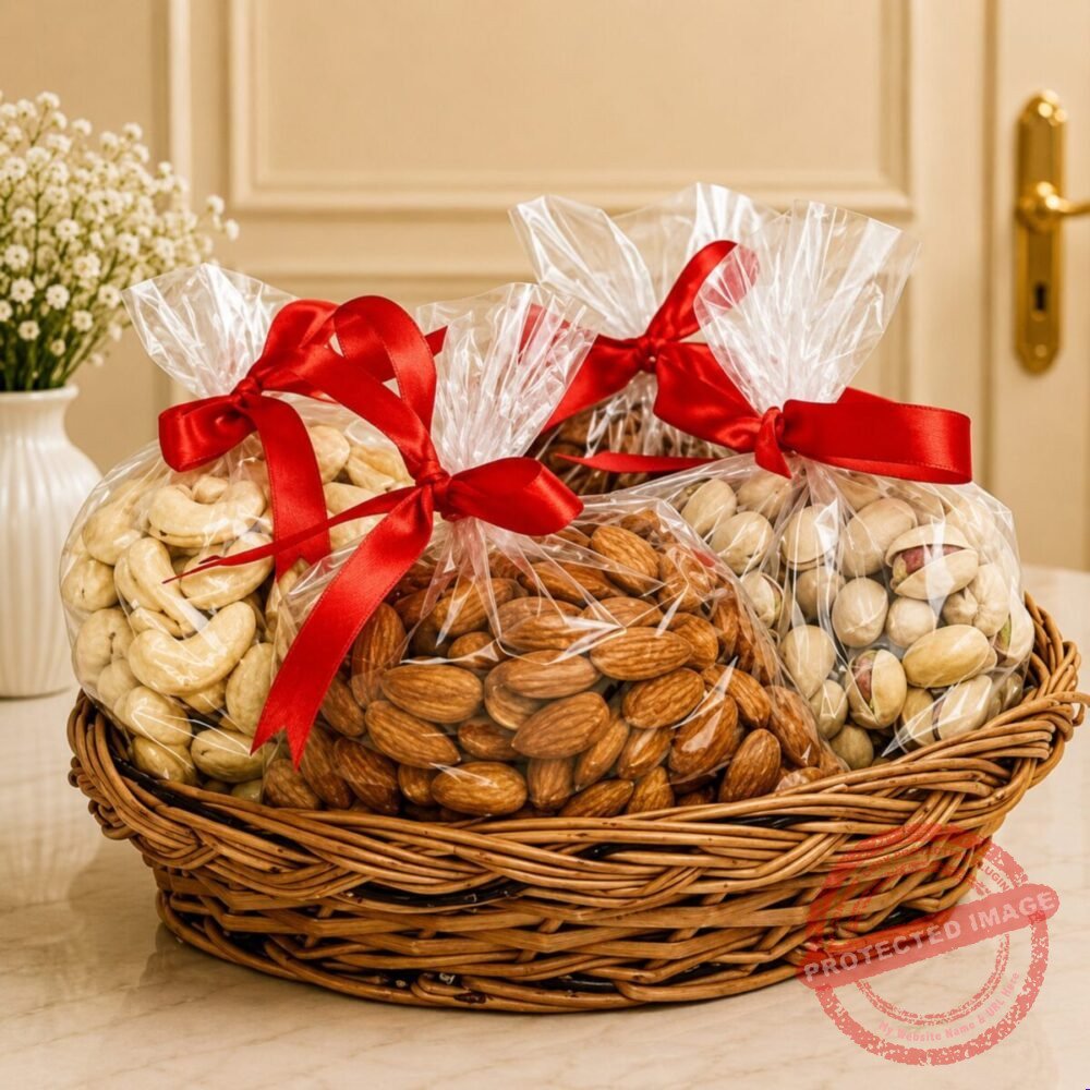 Dry Fruits Basket 2 kg for Birthday Dry Fruits Basket 2 kg for Birthday | Smilee