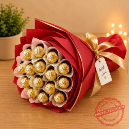 Love Rocher Bouquet for Valentines Day | Smilee