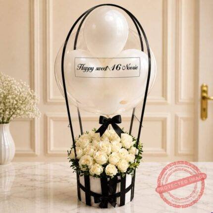 Imported Flower Balloon personalised gift for Wedding | Smilee