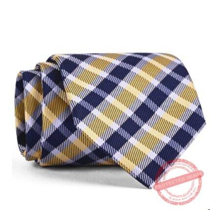Golden Check Tie gift by Men’s Accessories | Smilee