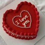 Red Love Cake by O’Clock in Lahore for Valentines Day | Smilee
